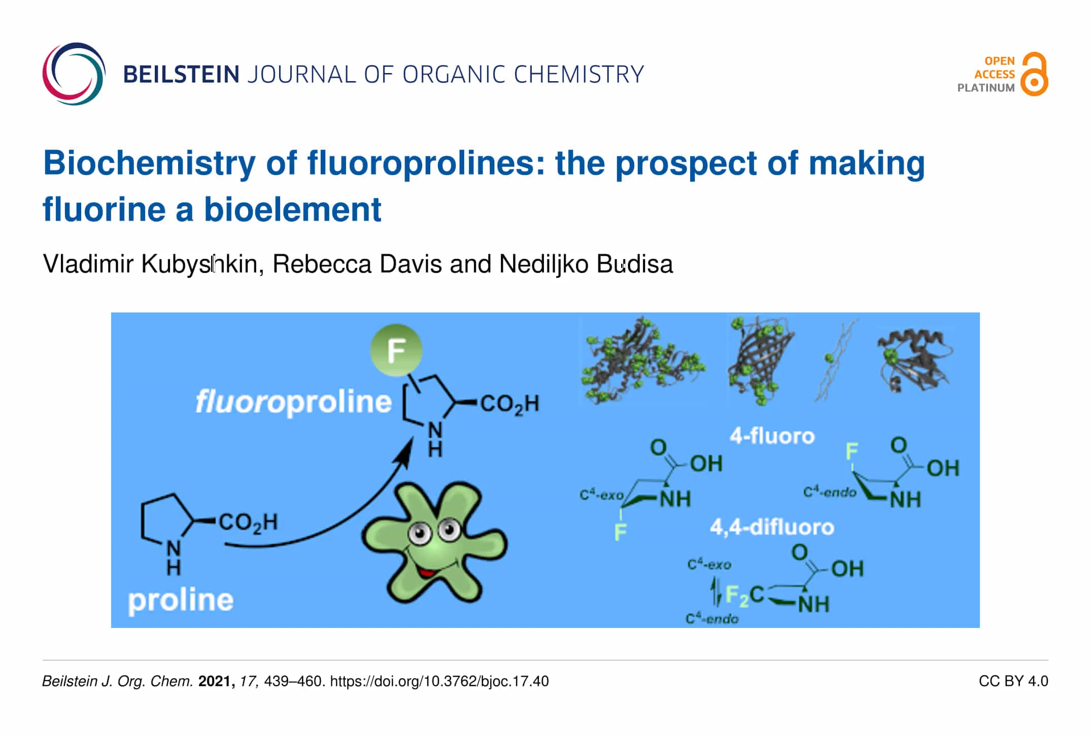 Illustration for Fluoroprolines